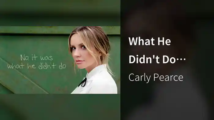 What He Didn't Do (Lyric Video)