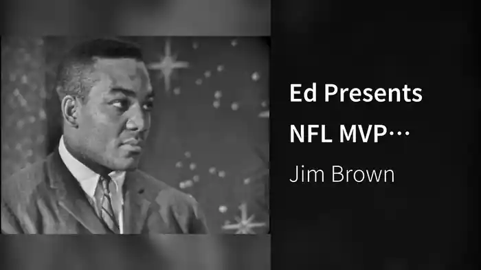 Ed Presents NFL MVP Trophy To Jim Brown (Live On The Ed Sullivan Show, December 21, 1958)