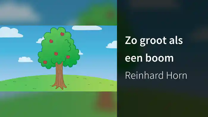 Zo groot als een boom