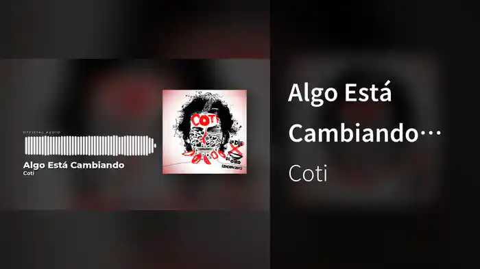 Algo Está Cambiando (Audio)