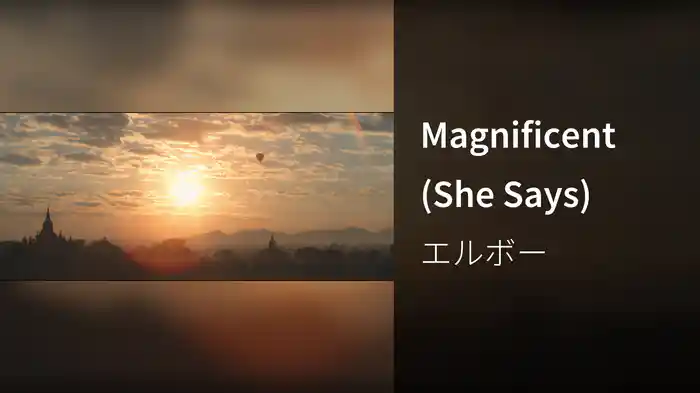Magnificent (She Says)