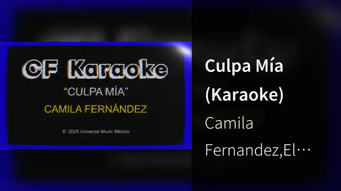 Culpa Mía (Karaoke)