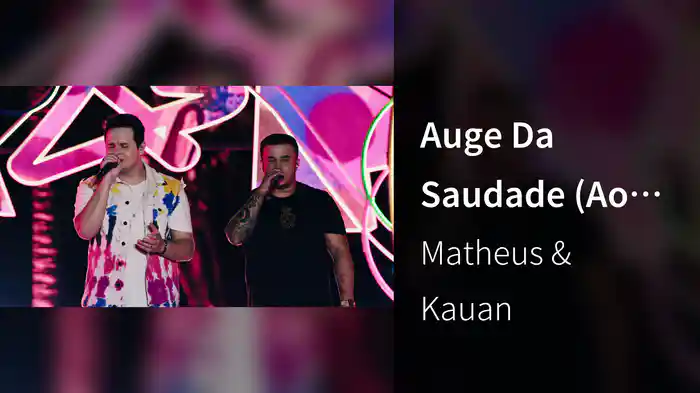 Auge Da Saudade (Ao Vivo Em Recife / 2020)