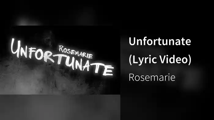 Unfortunate (Lyric Video)
