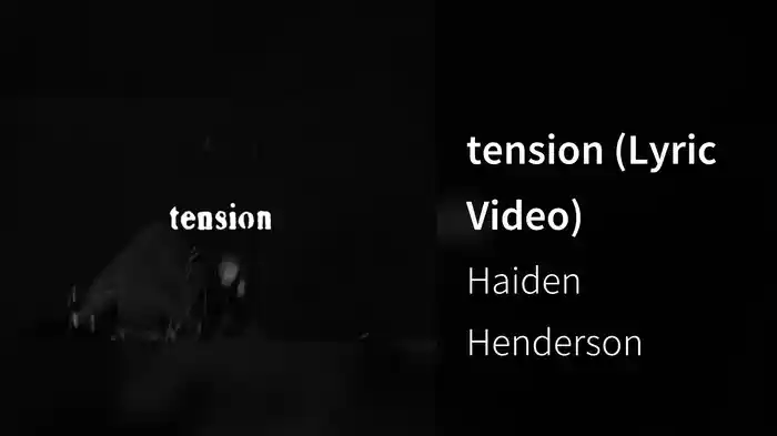 tension (Lyric Video)