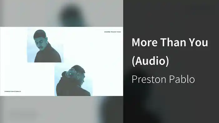 More Than You (Audio)