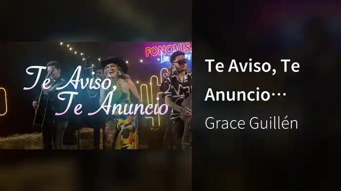 Te Aviso, Te Anuncio (LETRA / Live Sessions)