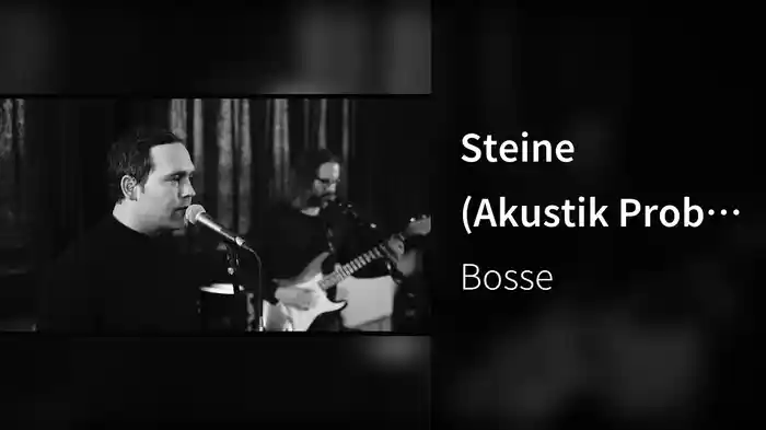 Steine (Akustik Proberaumsession)
