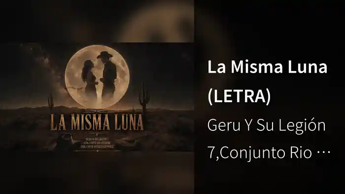 La Misma Luna (LETRA)