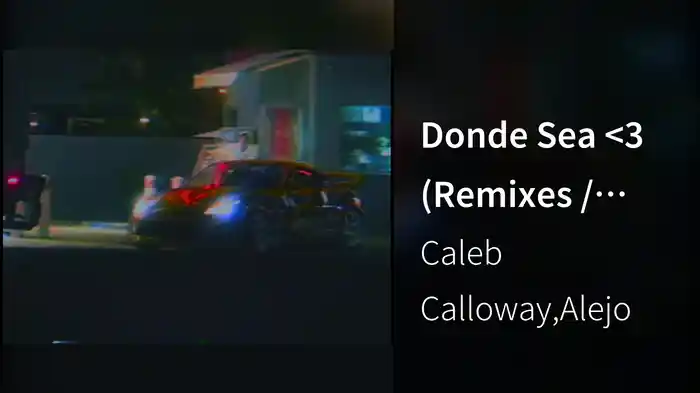 Donde Sea <3 (Remixes / Lyric Video)