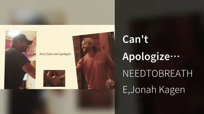 Can't Apologize (Lyric Video)