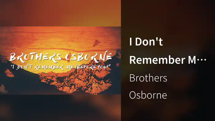 I Don't Remember Me (Before You) (Lyric Video)
