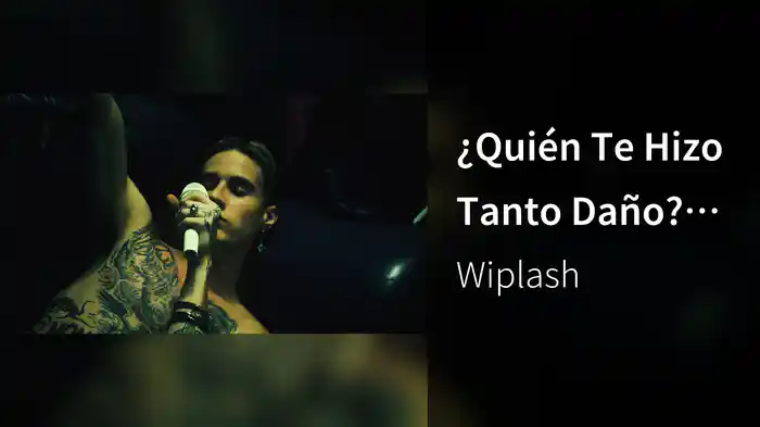 ¿Quién Te Hizo Tanto Daño? (Lyric Video)