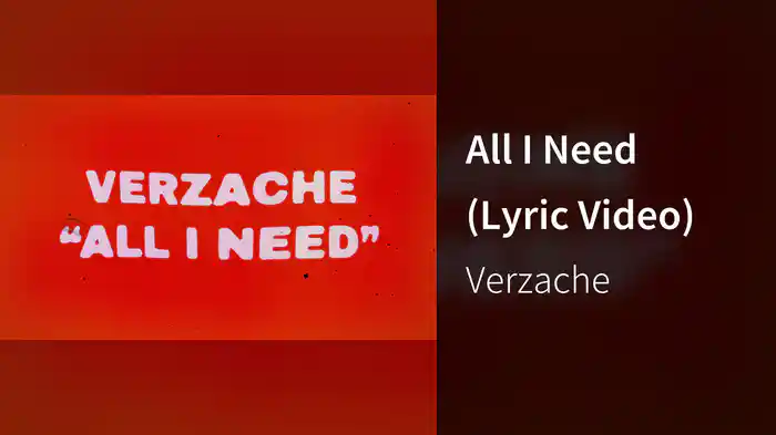 All I Need (Lyric Video)