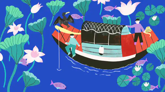 Li Zili: Fisherman's Harvest Song (Animation)