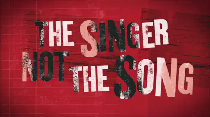 The Singer Not The Song (Lyric Video)