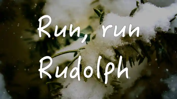 Run Rudolph Run (Lyric Video)