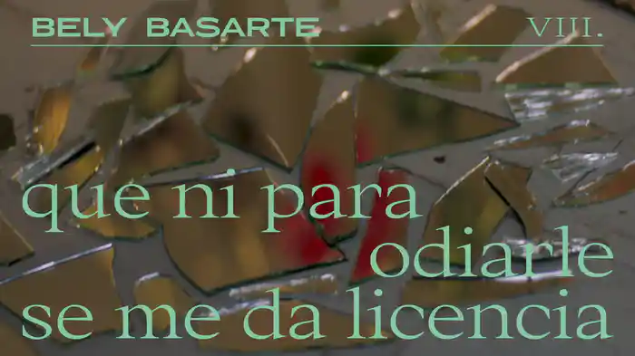 Que ni para odiarle se me da licencia (Lyric Video)