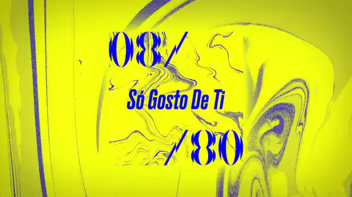 Só Gosto De Ti (Lyric Video)