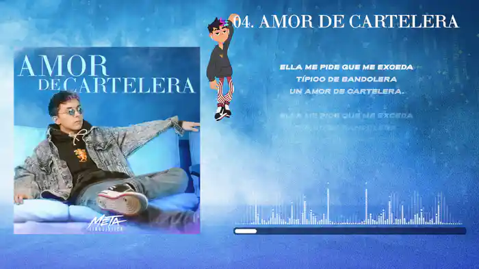 Amor De Cartelera (Lyric Video)