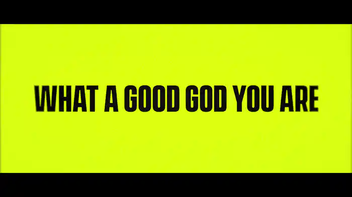 What A Good God (Lyric Video)