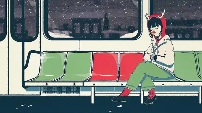 Rockin' Around The Christmas Tree (Slowed + Reverb/Visualizer)