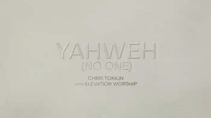 YAHWEH (No One) (Lyric Video)