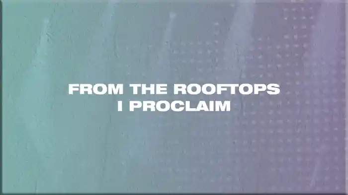 Rooftops (Lyric Video / Live In The United States/2010)