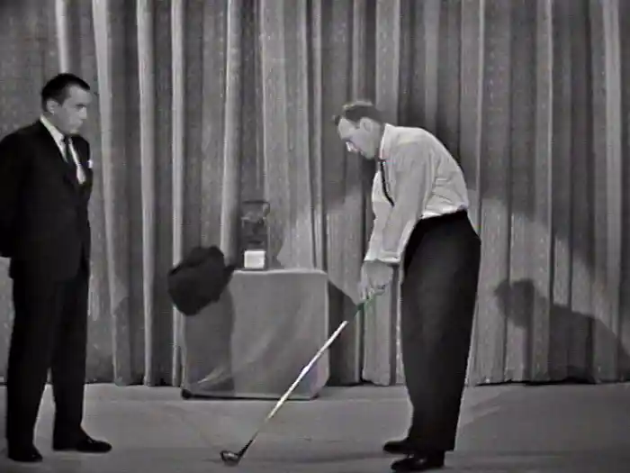 Sports Illustrated Sportsman Of The Year Award And Demonstrates Golf Swing (Live On The Ed Sullivan Show, January 1, 1961)