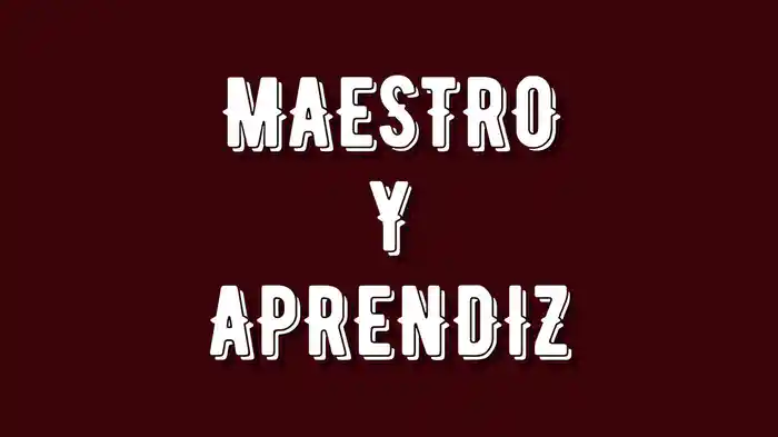 Maestro Y Aprendiz (LETRA)