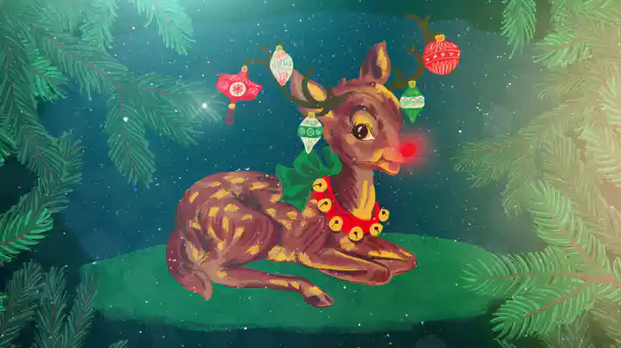 Rudolph The Red-Nosed Reindeer (Visualizer)