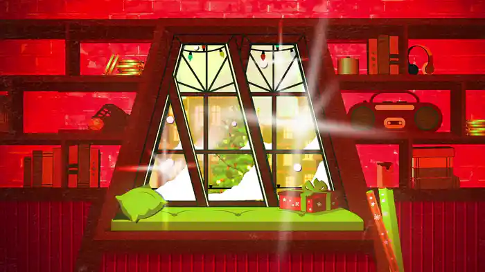 Purple Snowflakes (Mondo Loops Lofi Flip / Visualizer)