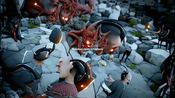 Monstruo_remix x [Tayhana] (Visualizer)