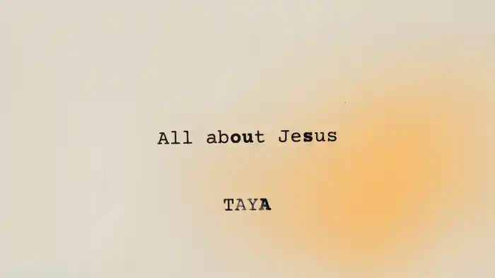 All About Jesus (Radio Version / Lyric Video)