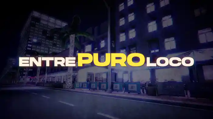 Entre Puro Loco (LETRA)
