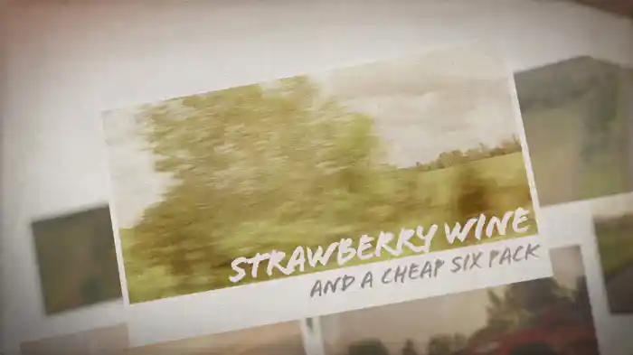 Strawberry Wine And A Cheap Six Pack (Lyric Video)