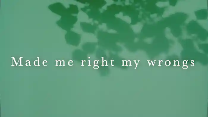 Right My Wrongs (Acoustic / Lyric Video)