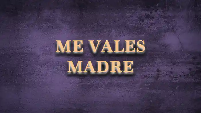 Me Vales Madre (En Vivo/LETRA)