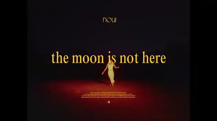 the moon is not here (Lyric Video)