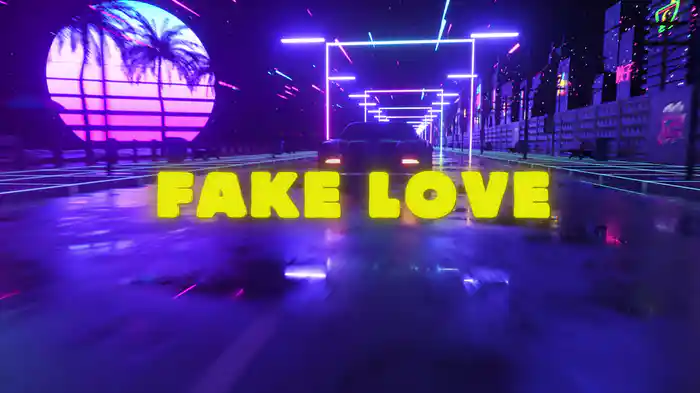 FAKE LOVE (Lyric Video)