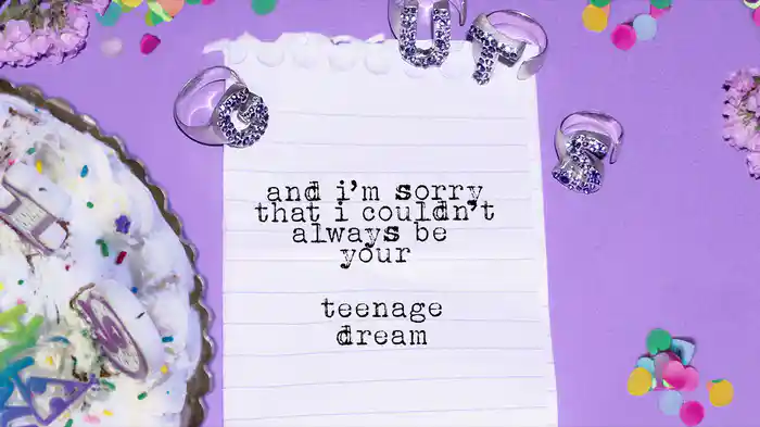 teenage dream (Lyric Video)
