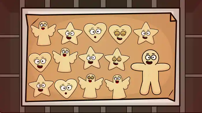 Die singenden Plätzchen (Schiebt uns bitte in den Ofen)