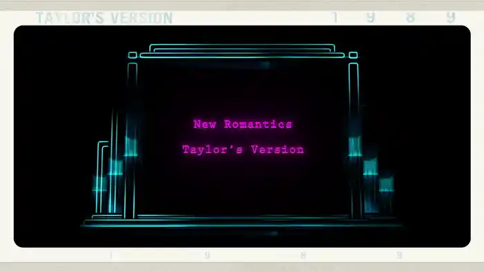 New Romantics (Taylor's Version) (Lyric Video)