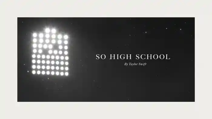 So High School (Lyric Video)