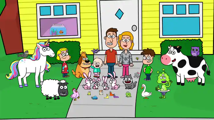 Sei nett zu den Tieren