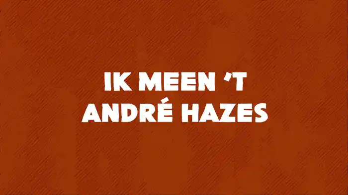 Ik Meen 't (Lyric Video)