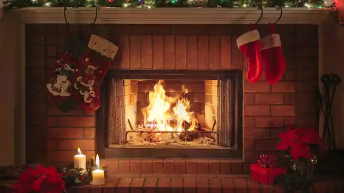 I’ve Been Bad, Santa (Yule Log Video / Audio)