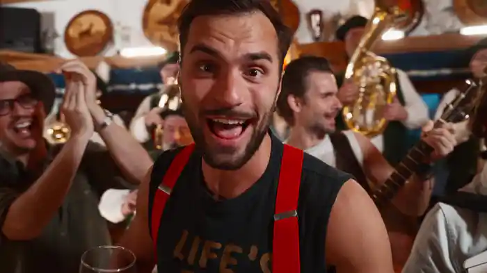 Bier mit meine Freind