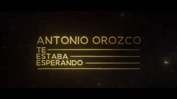 Te Estaba Esperando (Lyric Video)
