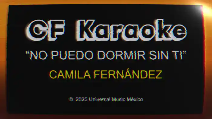 No Puedo Dormir Sin Ti (Karaoke)